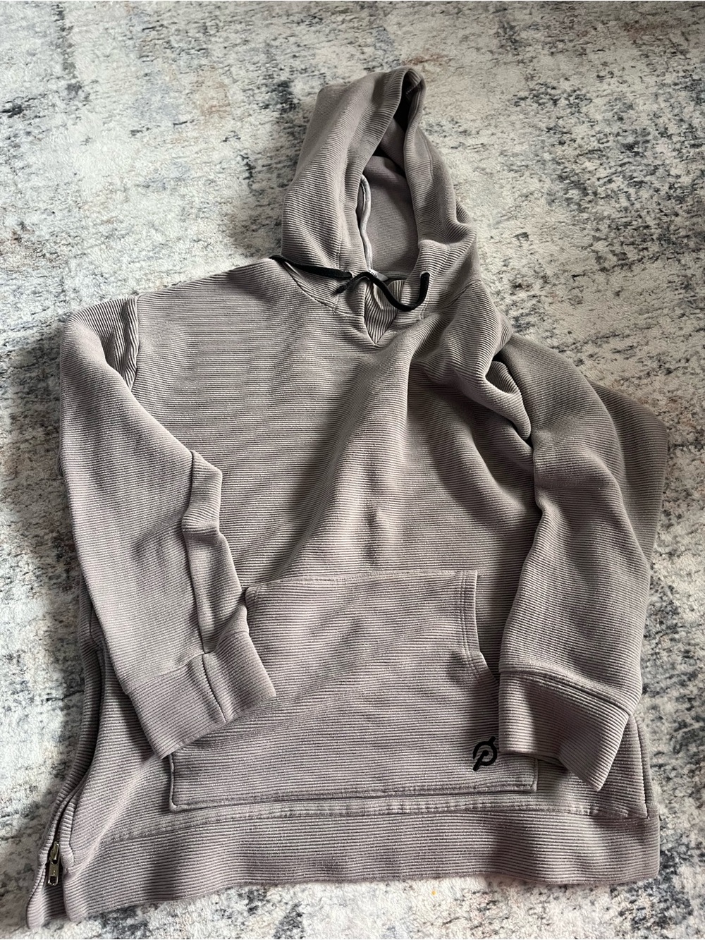 Women’s, peloton grey  Hooded Pullover Sweatshirt